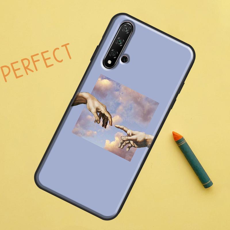 Michelangelo Art For Huawei Nova 5T 9 10 SE 7i 8i 11i 12i Y60 Y61 Y70 Y72 Y73 Y90 Y91 P20 P30 P40 Lite Case