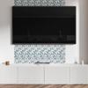 Winylowy Panel Ścienny Z Nadrukiem Do Jadalni 120X60 Cm Roślinny Wzór Na Tle