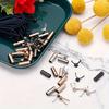 10-50pc Metal Rope End Stopper Pants Caps Drawstring Tail Rope Cords Lock Button Garment Hanging Buckles DIY Sewing Accessories