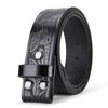 Men's Western Retro Cowboy Belt with Large Buckle - Trendy Street Style Waistband