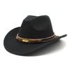 Cowboy Hat With Wide Brim And Adjustable Size For Western Dance Performances