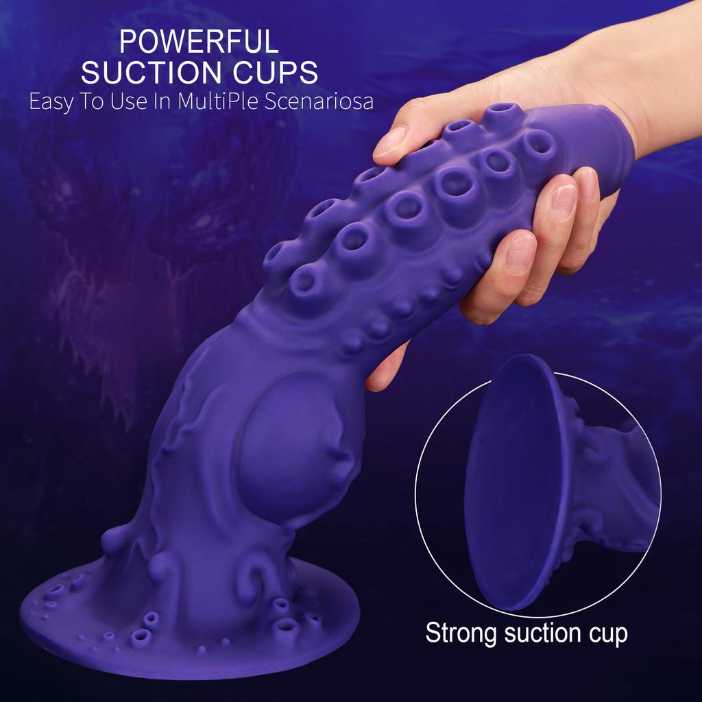 Octopus Tentacle Shaped Octopus Premium Silicone Anal Plug Penis Soft Anal Expansion Sex Toy