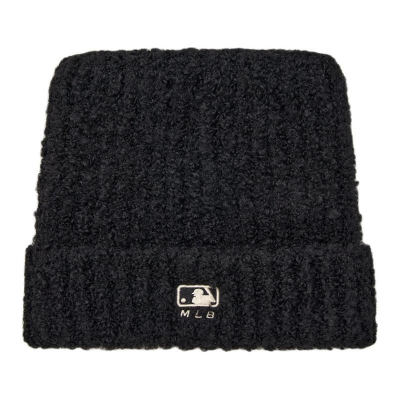 MLB Polyester, Wool Beanies Unisex Black Fashion 3ABNB1146-50BKS