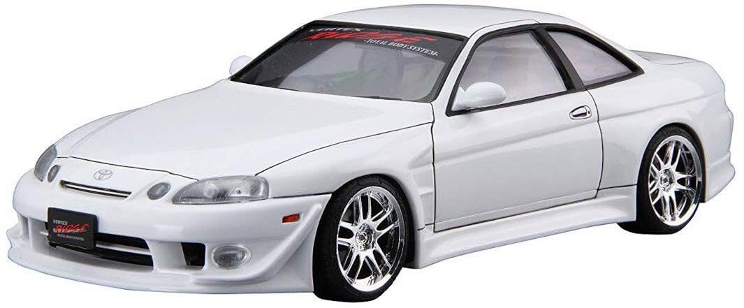 Aoshima Bunka Kyozai Масштаб Серия Тюнингованных Автомобилей 56 Toyota Vertex JZZ30 Soarer 1996 Пластиковая Модель 1/24 №