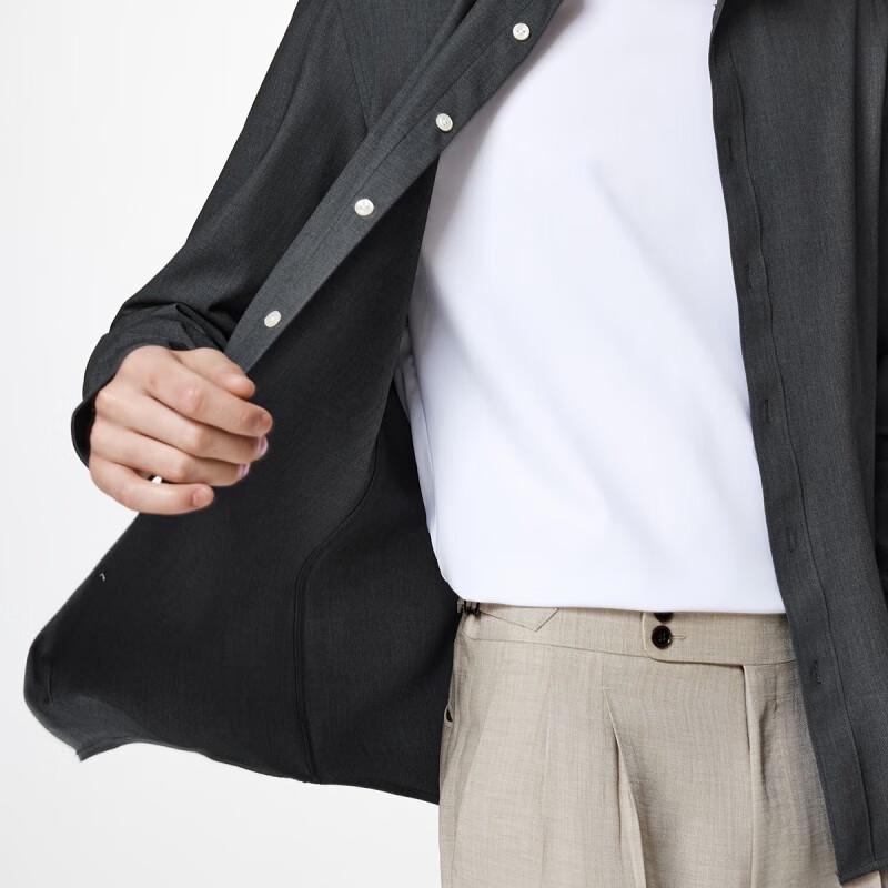 Zhuangji Men's Long Sleeve Shirt JAW5C2C1007