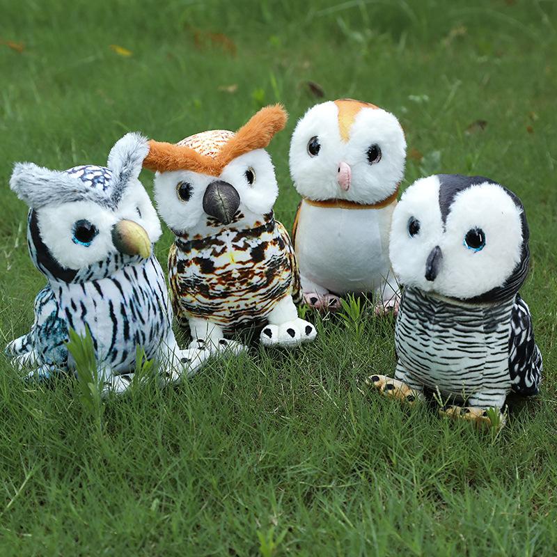Plush Toy Duo Plushie Cartoon Anime Owl Doll Soft Stuffed Animal Children Birthday Gift Room Decoration