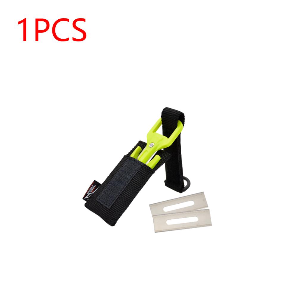 1/2Pcs Scuba Diving Cutting Special Knives Line Cutter Underwater Knives Spearfishing Secant Equipment Tools 8 Colors Optional