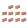 10Pcs Wire Block Clamp Terminal Quick Conductor Flexible Hard Cable Connector PCT218
