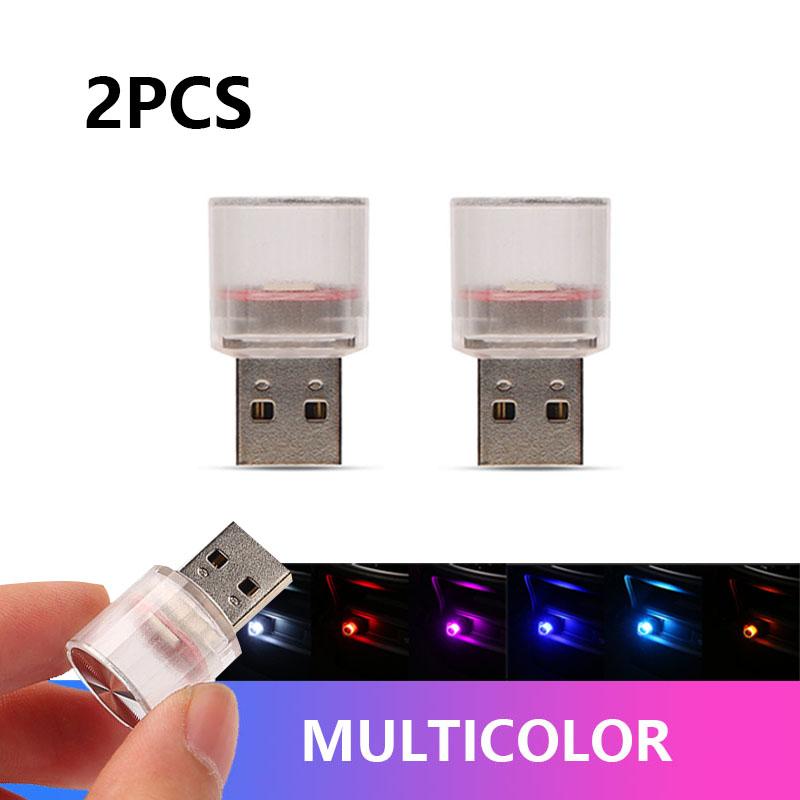 Car Led Interior Lights USB Mini Ambient Light Emergency Lighting Auto Decorative Atmosphere Lamp Universal Night Light