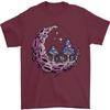 Trippy Magische Paddenstoel Maan LSD Psychedelisch Heren T-shirt 100% Katoen
