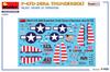 Miniart 1/48 Scale American P-47D-28RA Thunderbolt Pacific Theater Basic Kit Plastic Model Kit MA48022