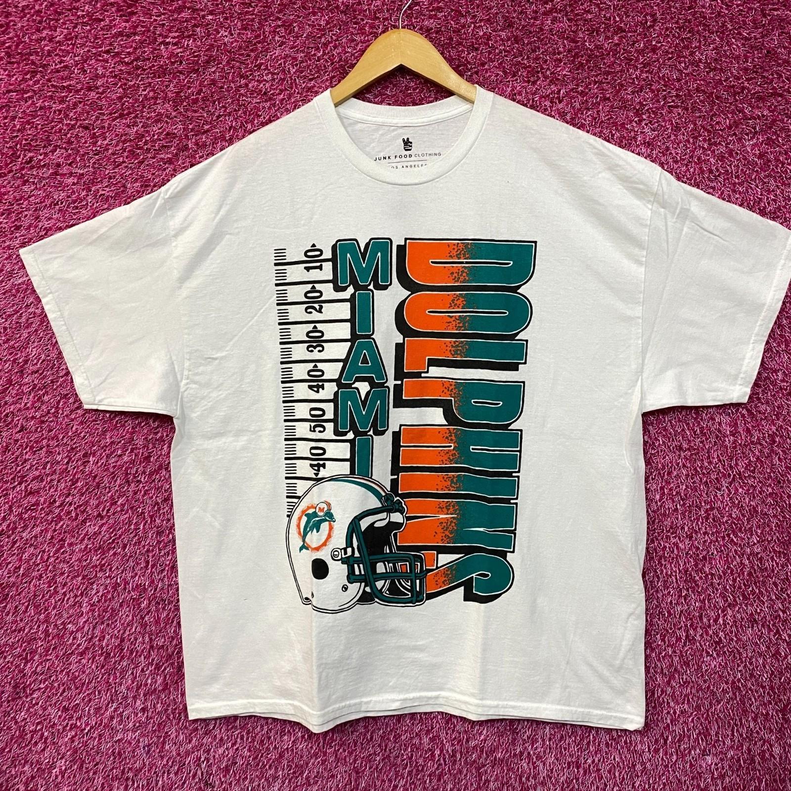 Футболка с графическим дизайном NFL Miami Dolphins Yardage M