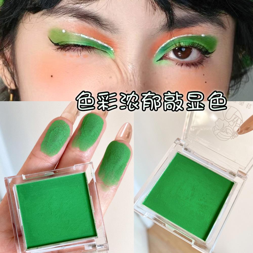 High Pigmentation Matte Single Color Eyeshadow Easy Coloring For Stage Daily Makeup