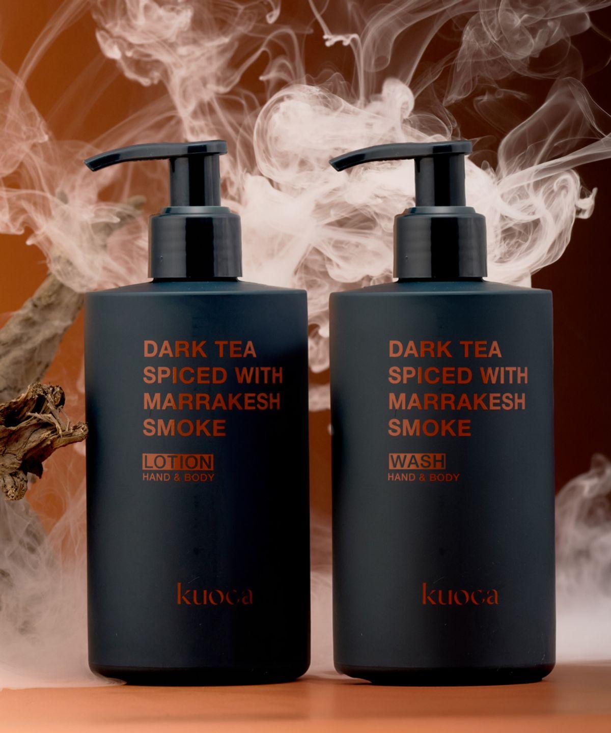 [2-Piece Set] Dark Tea Hand & Body Wash + Lotion