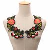2pcs New Red Green Flower Patch Embroidered Patches Sew On Applique Lace Sewing