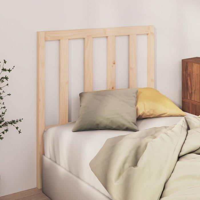 VidaXL Tête de Lit Meuble de Chambre à Coucher Tête de Cadre de Lit Simple Accessoire de Lit Intérieur 96x4x100 cm Bois 817720
