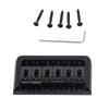 Electric Guitar Saddle Bridge Black Sturdy Durable Guitar Fixed Hardtail Saddle Bridge for Stratocas