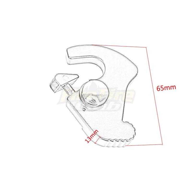 Für Harley Electra Road Street Glide Road King Abnehmbare Rotary Sissy Bar Gepäckträger Docking Latch Clips Links und Rechts