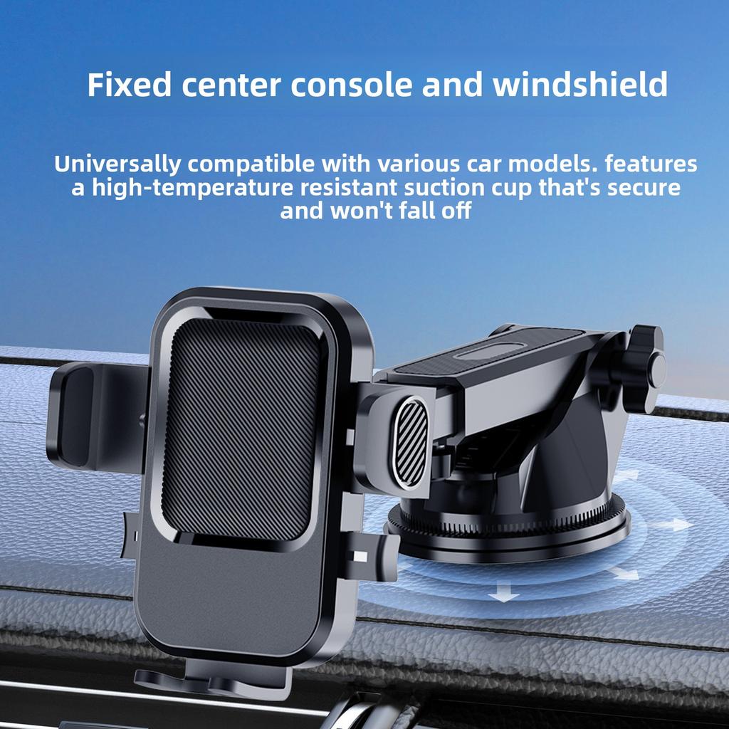 ZZX Creative Car Mobile Phone Holder Suction Cup Rotatable Model ZZX-CYP-A06 for Car Navigation Dashboard Mount