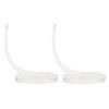 2pcs Acrylic Pen Display Stand Transparent Pencil Display Holder Makeup Brush Holder