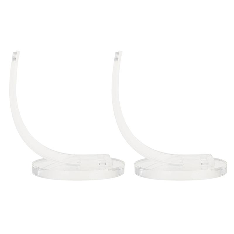 2pcs Acrylic Pen Display Stand Transparent Pencil Display Holder Makeup Brush Holder