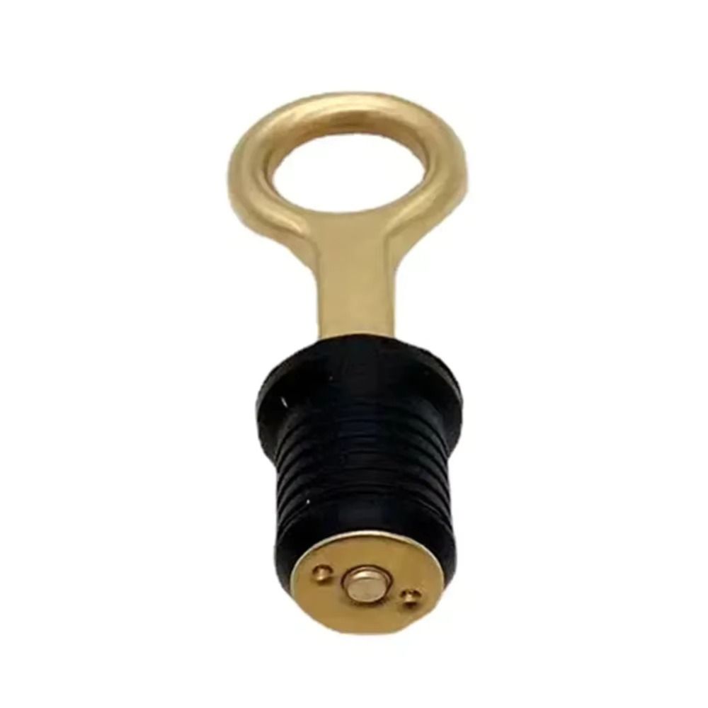 Rubber Plug Marine Boat Drain Plug Sturdy Compression Plug Plumbing Brass Handle Drain Plug  Kayaks