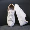 Summer Breathable Leather Surface Lightweight Student Sneakers Flat Bottom Women's Versatile Running Shoes Board Women