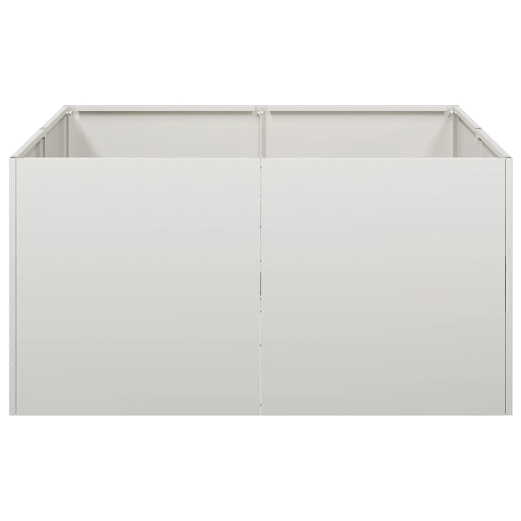 Donica, 80X80X40 Cm, Stal Kortenowska