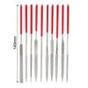 10PCS Mini Needle File Set Diamond Coated 140mm for Jewelry Making Crafts Ceramic Glass Stone Wood Tools