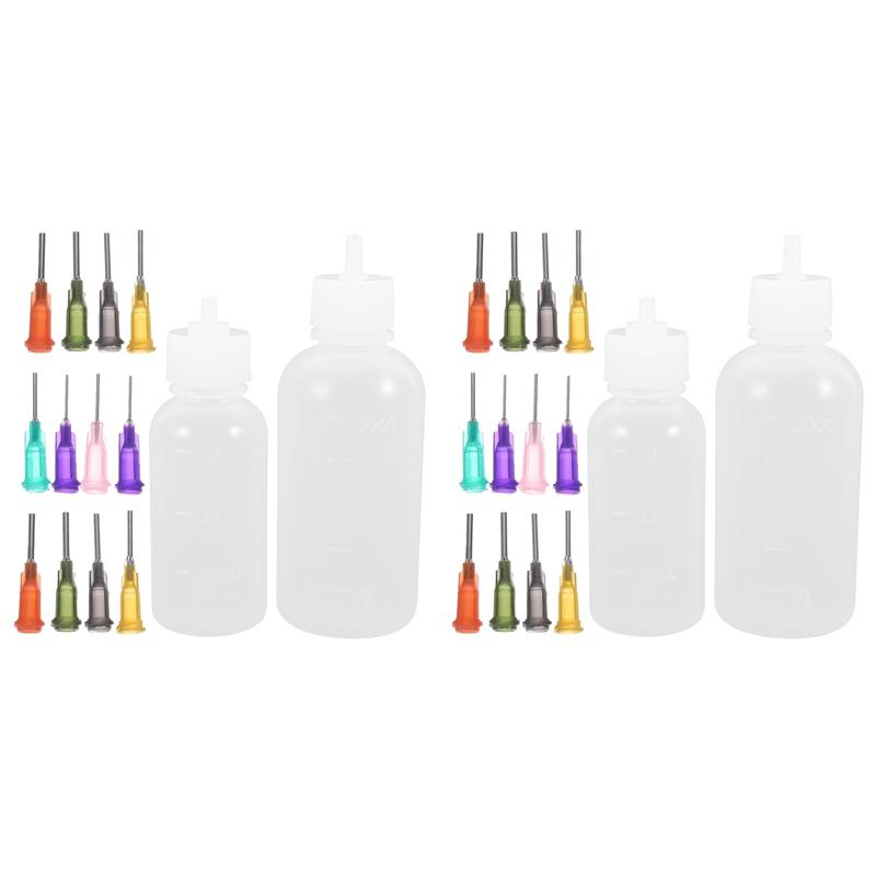 

2 Set Customized Plastic Bottle Tool Slip Trailer Bottle Glaze Plastic Rubber Stopper Trailer For Pottery Glaze