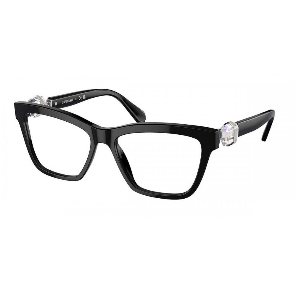 Swarovski Sk2021 1001 Women Eyeglasses Black/53-16-135