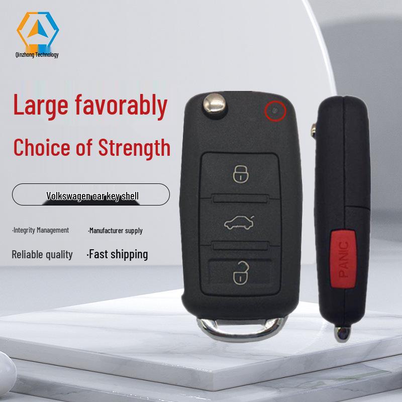 Volkswagen Touareg 3+1 Button Folding Key Shell