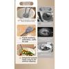 Silicone Spatula for Nonstick Cookware with Beech Wood Handle Heat Resistant up to 230 Celsius for Safe Cooking