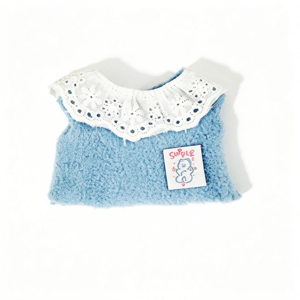 10cm Mini Doll Cotton T-Shirt - Trendy Short Sleeve Top Accessory