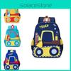 Durable Nylon Excavator Kindergarten Backpack For Boys And Girls Cute Cartoon Design For Ages 3 To 6