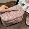 New Handheld Makeup Bag Leopard Zipper Design Storage Case Multi-functional Portable Handbag Women Girls