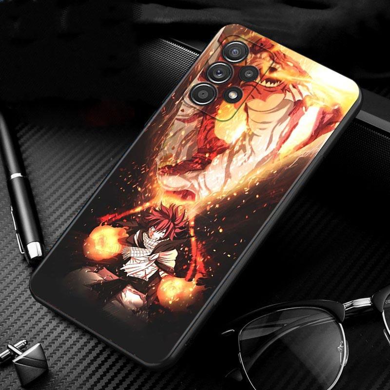Silikon Fall Für Samsung Galaxy A51 A12 A21s A71 A52 A31 A32 A02s A72 A11 A41 A22 A01 A51 5G A02 f42 Manga Fairy Tail Anime