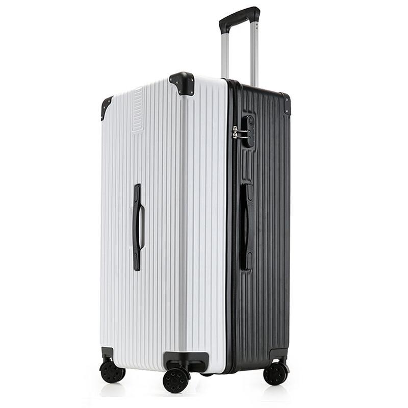 Meng Huoban Extra Large Retro Spinner Suitcase 32 inches