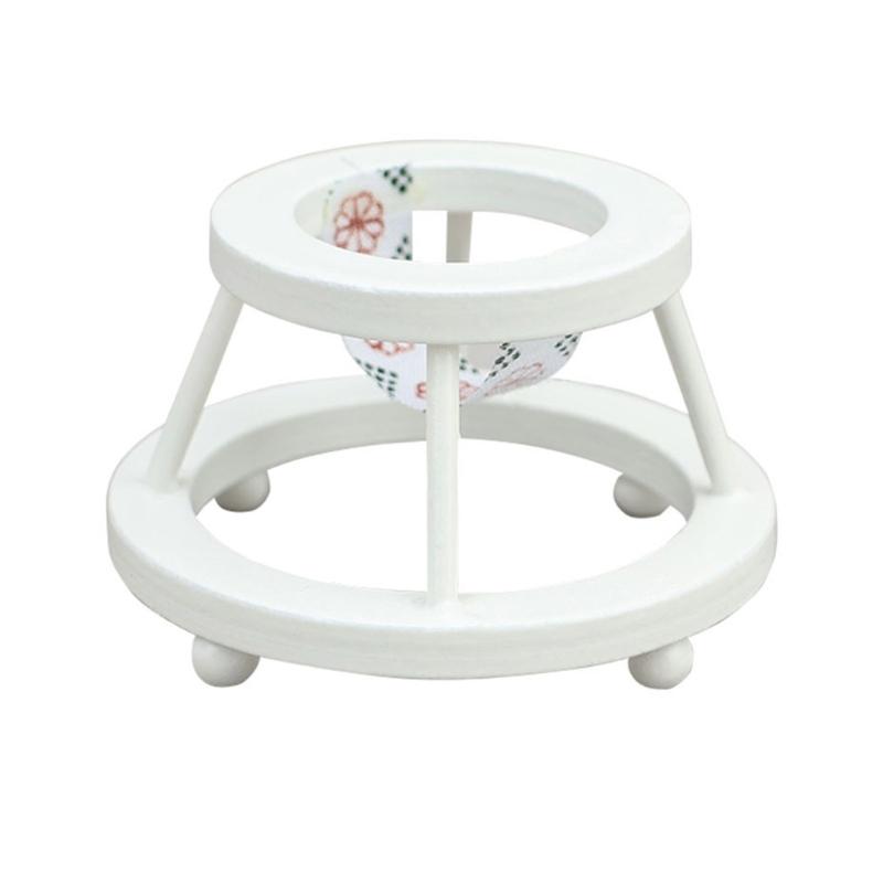 

Collectible Miniature Furniture for 1/12 Scale Doll House Small Baby Walker for Doll House Decoration and Toy Collections белый