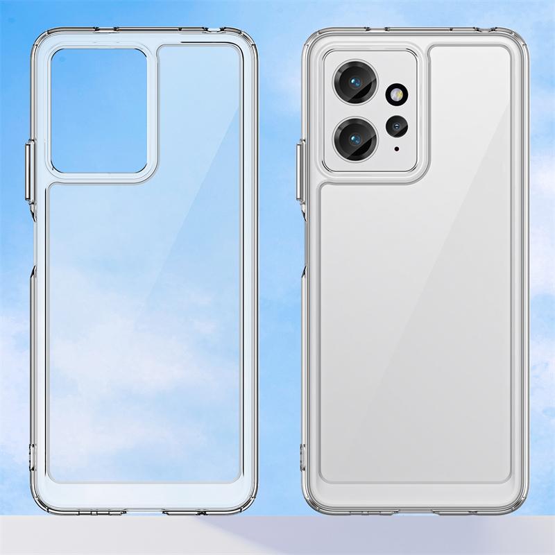 For Xiaomi Redmi Note 12 Case Silicone Clear Border Bumper Redmi Note 12 Cover Shockproof Case For Redmi Note 12 Pro Plus Cover