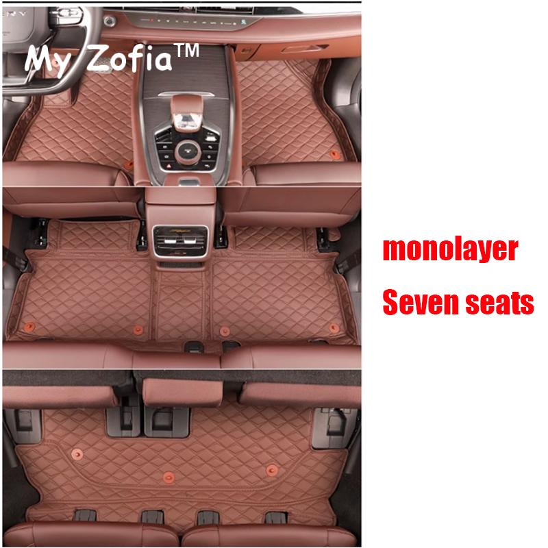 For CHERY TIGGO 8 Pro Max 2023 2024 Car Floor Mat Interior Carpet Pu Leather Foot Pad Mats Cover Car-styling Accessories