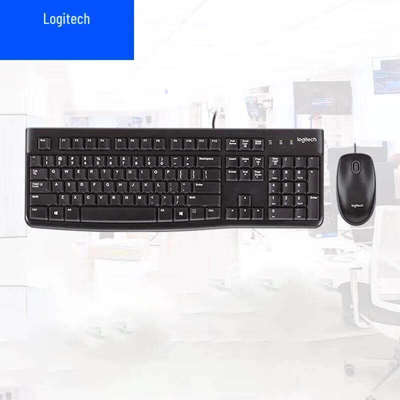 

Logitech MK120 Wired Keyboard and Mouse Combo