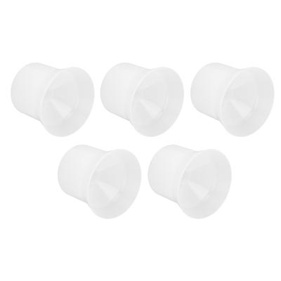 5pcs Lotion Funnel Round White Bottle Filling Shampoo Transfer Essential Oils Funnel