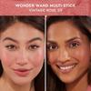 Kiro Wonder Wand Multi-Stick - Vintage Rose, 7.5g | 3-in-1 Stick - Blush, Eyeshadow & Lip Tint | Creamy, Weightless & Long-Lasting | Infused with R