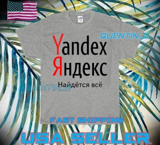 НОВАЯ Футболка ПРЕМИУМ С ЛОГОТИПОМ YANDEX Футболка СМЕШНАЯ УНИСЕКС РАЗМЕРЫ ОТ S ДО 5XL M