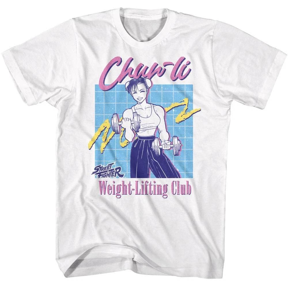 

Street Fighter Chun-Li Weight-Lifting Club Men s T Shirt 4XL