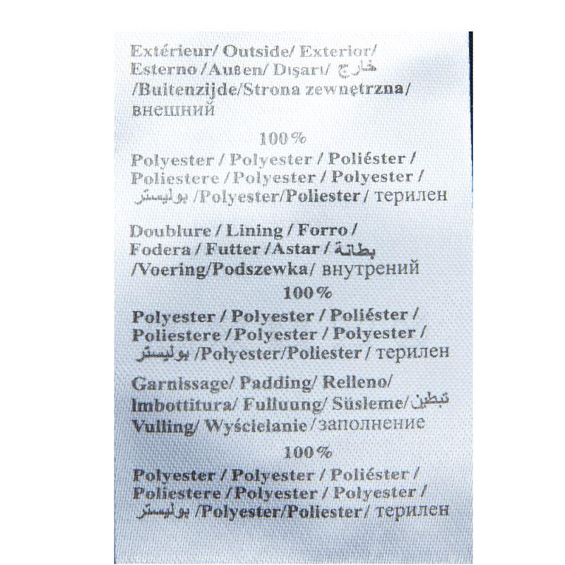 Parka preto liso branco capuz polar Homem PARAGOOSE