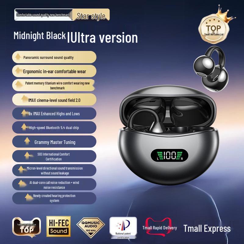 2025 Air Conduction Open-Ear Wireless Bluetooth Headphones for Running