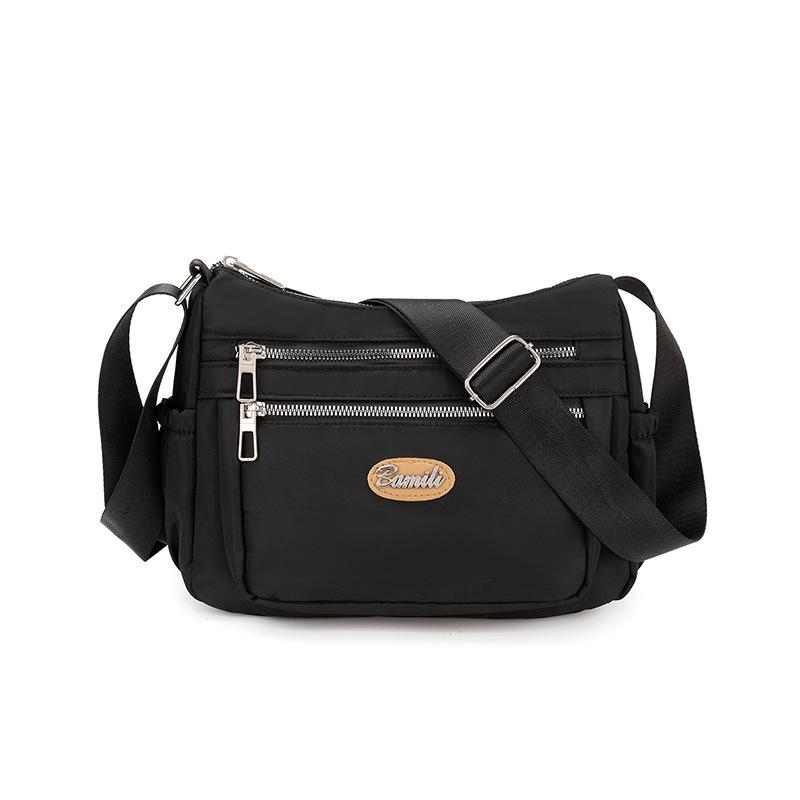 Nylonová taška Dámská taška Crossbody Mother Bag Vodotěsná velkokapacitní taška přes rameno