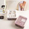 Plastic Bracelet Display Box Flip-Top Cosmetic Organizer Simple Jewelry Storage Boxes  for Home